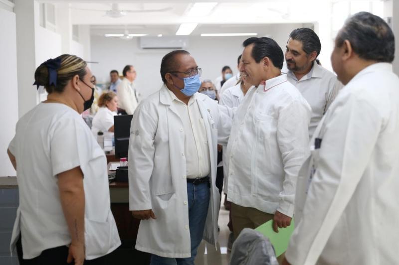 Reitera el Gobernador Joaquín Díaz Mena que la salud es prioridad para su administración