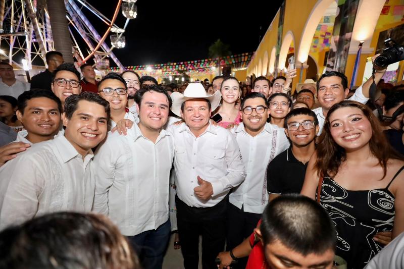 Inaugura Gobernador Joaquín Díaz Mena la Feria Internacional Yucatán Xmatkuil 2024