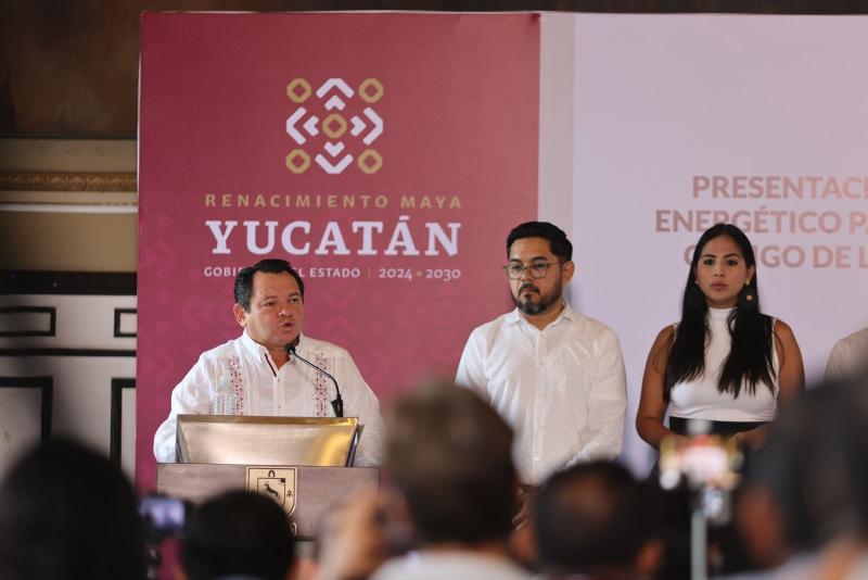 Anuncia Díaz Mena creación de Agencia de Energía para hacer de Yucatán un polo energético