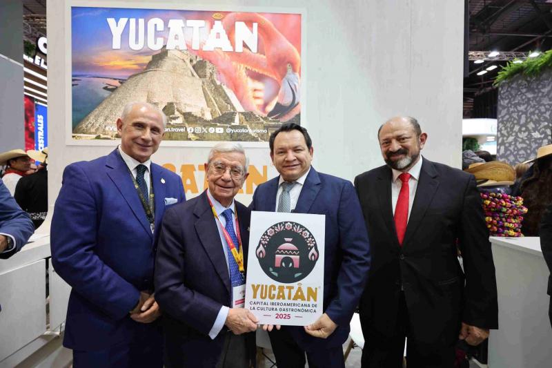 Deslumbra Yucatán como capital gastronómica mundial en FITUR
