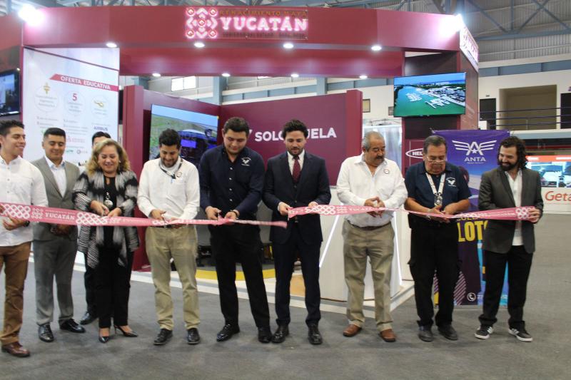 Yucatán inicia con éxito su participación en la Feria Aeroespacial Mexicana (FAMEX) 2025