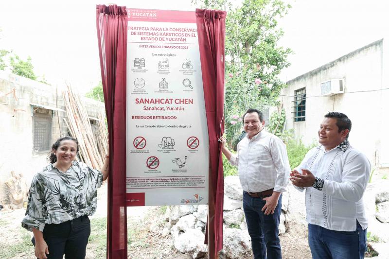 SANEARÁN 20 CENOTES PRIORITARIOS ESTE 2025