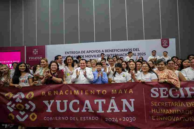 Cien estudiantes yucatecos viajarán becados a Canadá
