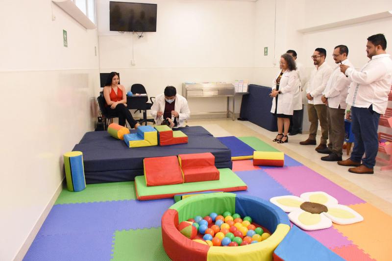 Inicia operaciones Área de Estimulación Temprana del Hospital Materno Infantil de Mérida