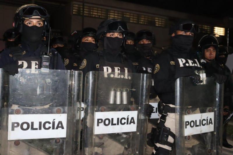 Operativo de verificación en el Centro de Reinserción Social de Mérida