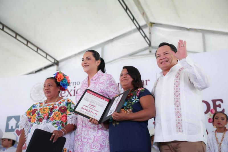 Comienza en Yucatán entrega de tarjetas FAISPIAM para combatir rezago social