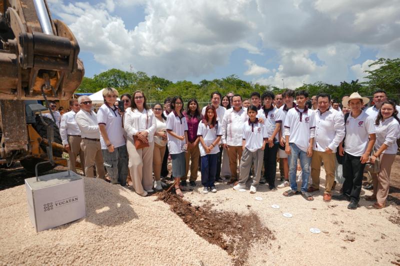 Inicia construcción del CBTIS No. 305 en Ciudad Caucel