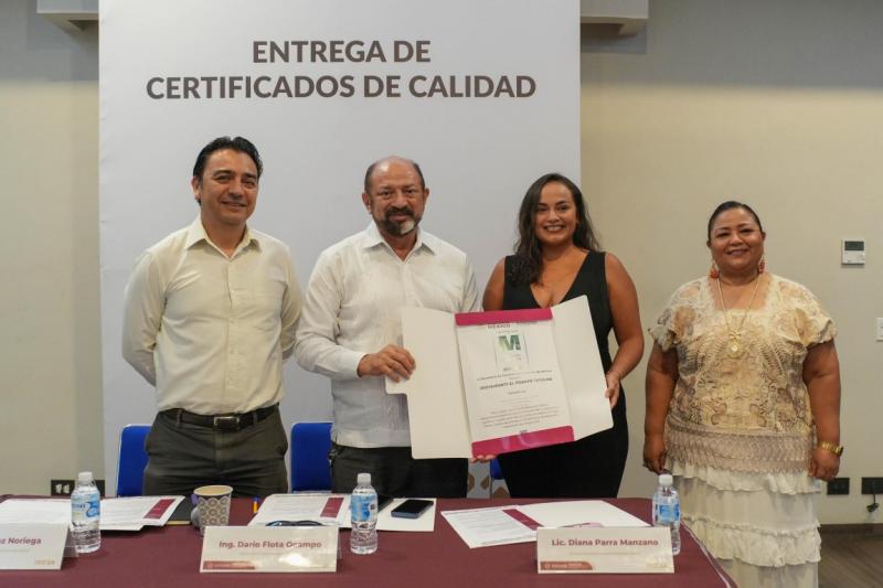 Certifican calidad y buenas prácticas de empresas turísticas en Yucatán