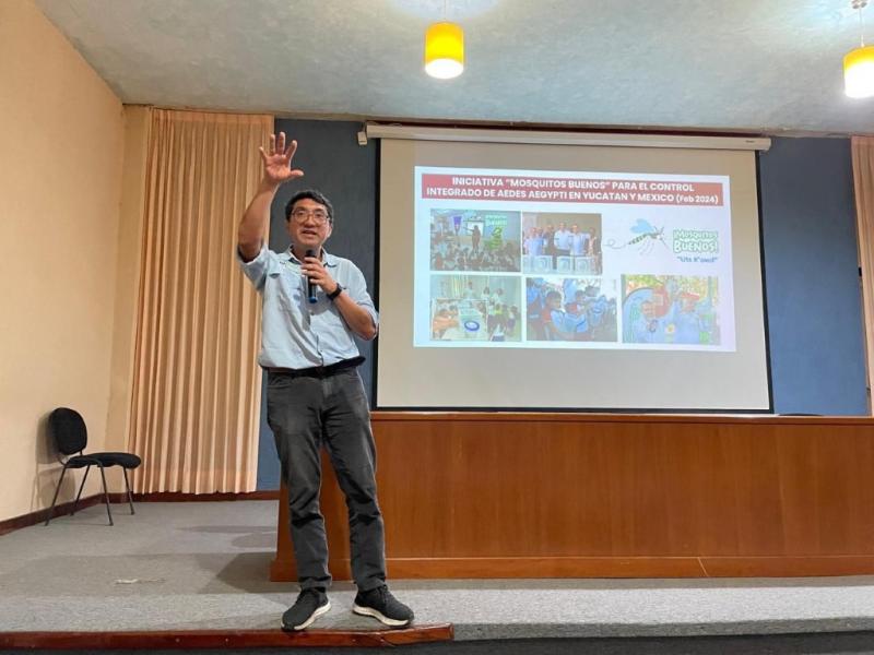 Brigadistas de Yucatán se capacitan en tecnología Wolbachia para el control de vectores