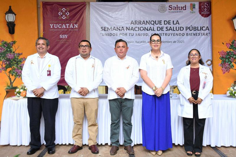 Comienza la Semana Nacional de Salud Pública en Yucatán