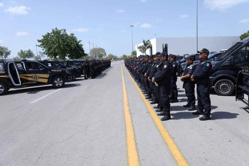 Más de 4 mil elementos participarán en operativo patrio en Mérida