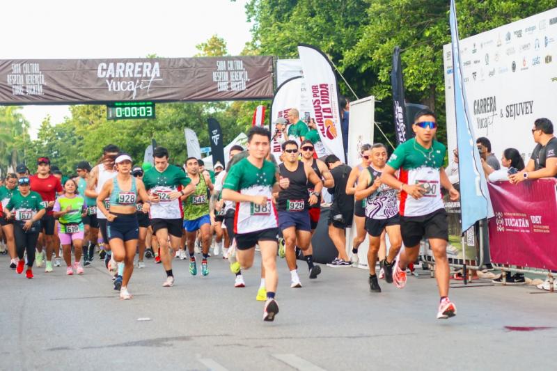 Carrera YucaFit & Sejuvey llena de energía el Paseo de Montejo