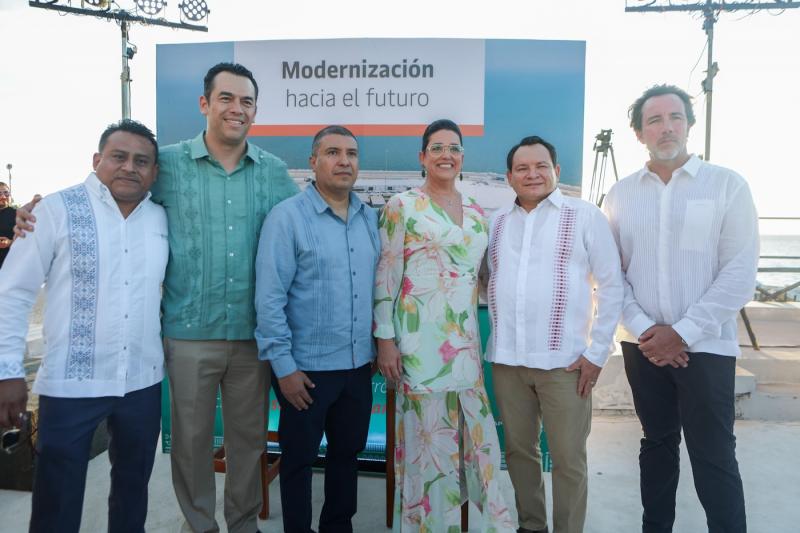 Inicia transformación de Puerto Progreso en un centro logístico internacional