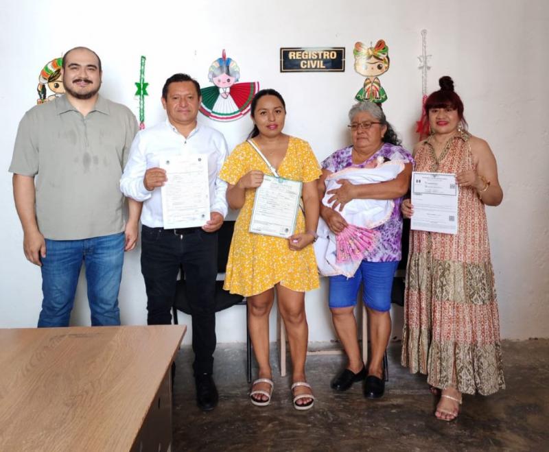 Gobierno del Estado acerca trámites del Registro Civil a Baca