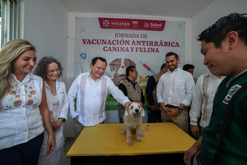 Inicia la Semana Nacional de Vacunación Antirrábica Canina y Felina 2025