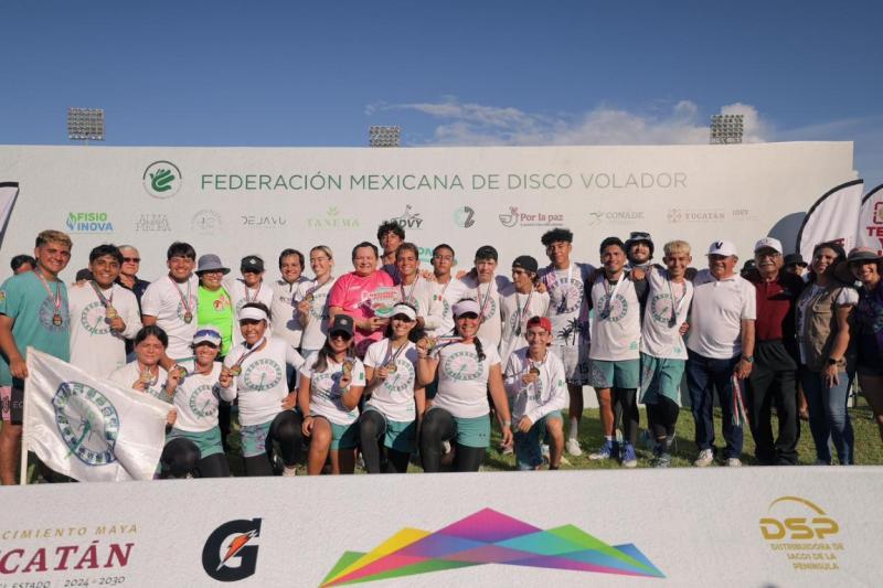 Yucatán impulsa talento juvenil en campeonato nacional de Ultimate Frisbee